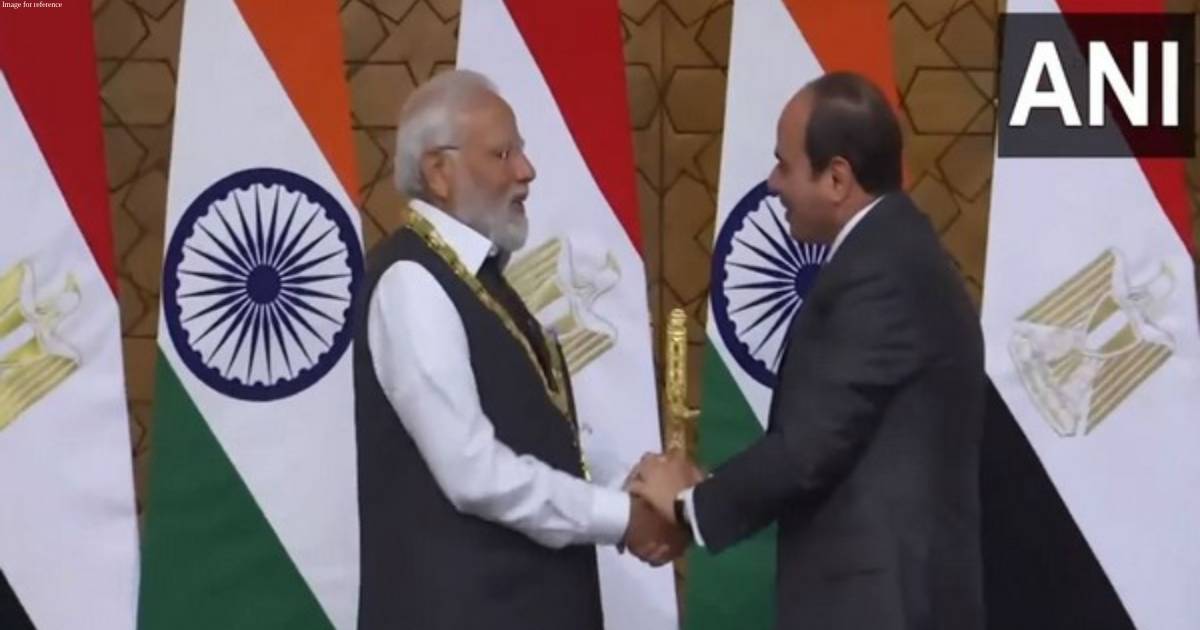 PM Modi conferred with Egypt's highest state honour 'Order of the Nile' award